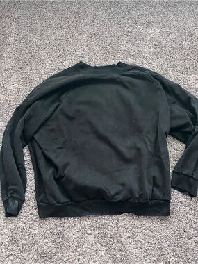 Women’s GAP Oversized Black Crewneck Sweatshirt (large)